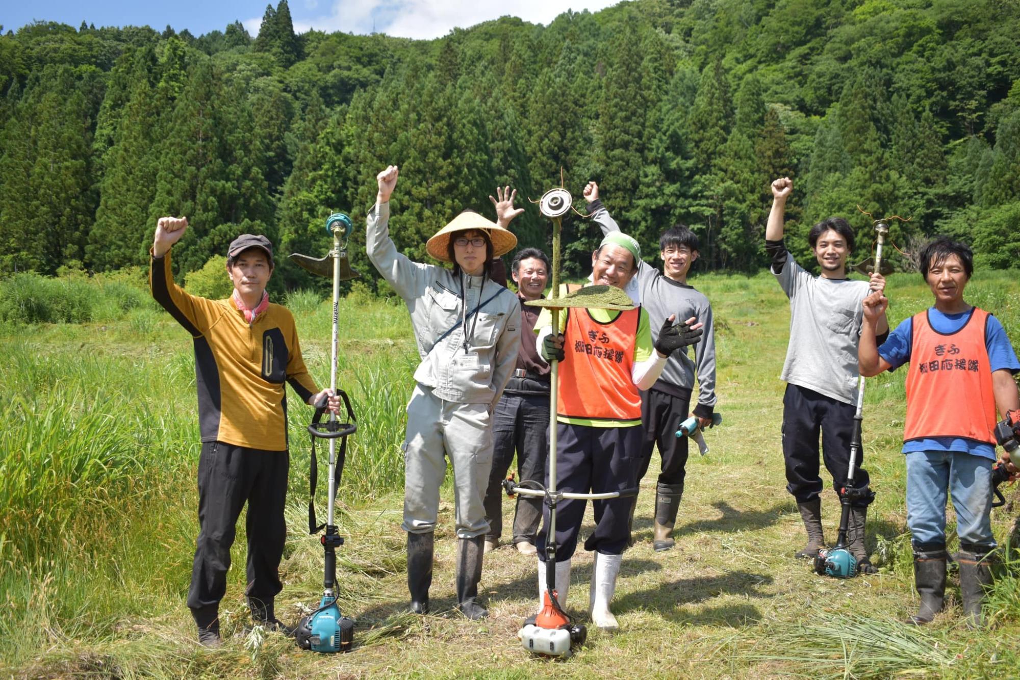 棚田応援隊集合写真