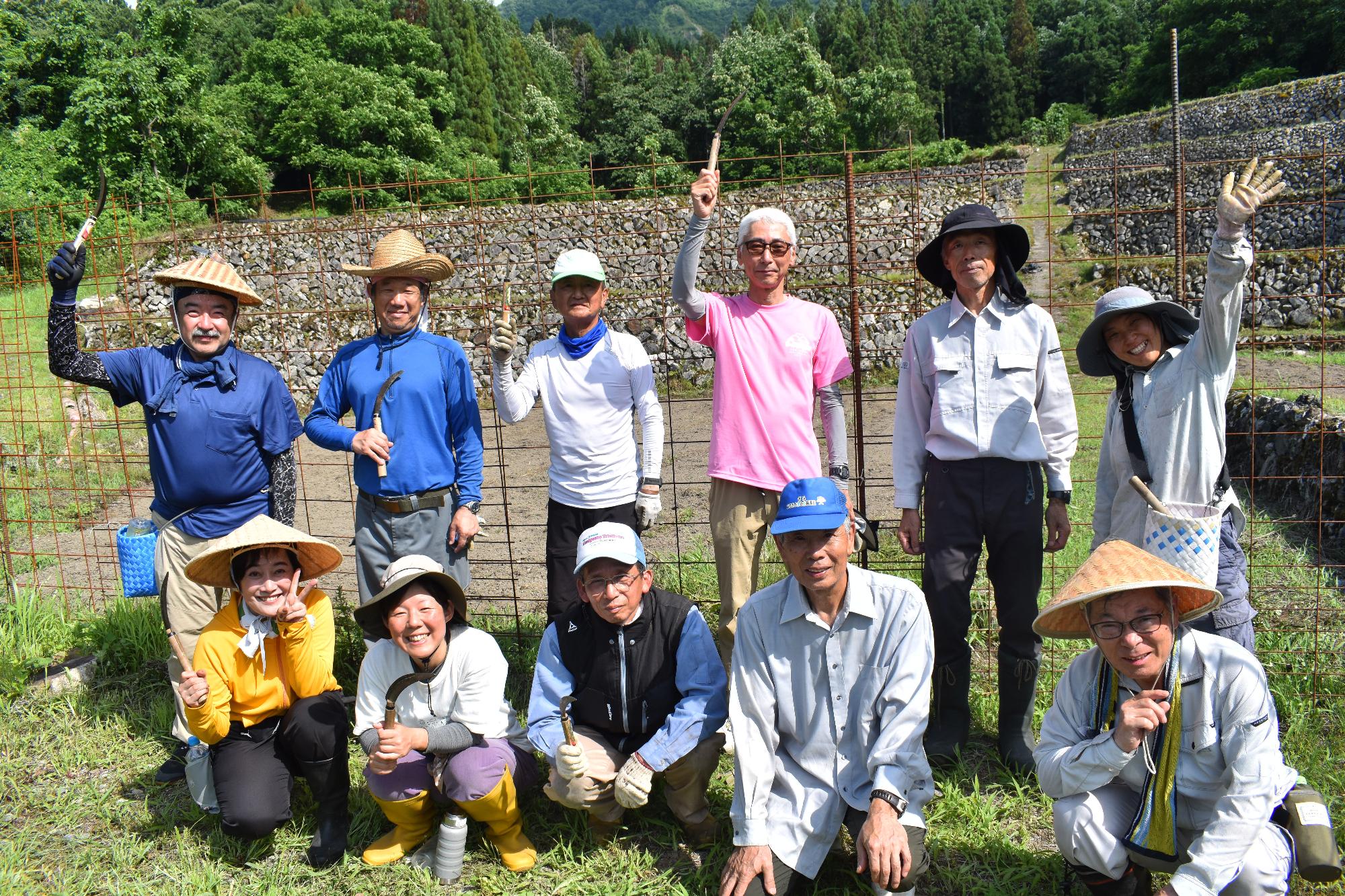 種蔵石積み
